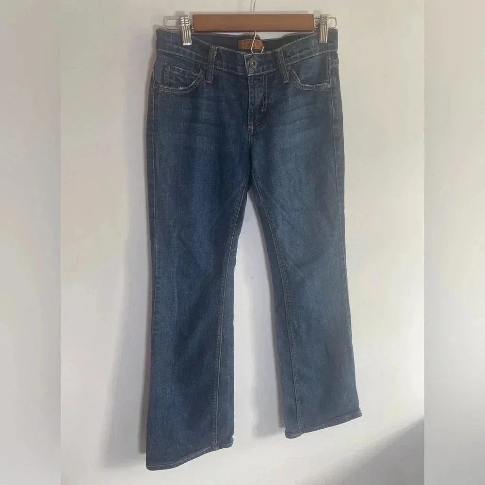🎯 James Jeans Dry Aged Denim‎ Straight Low Rise Jimmy Istanbul Jeans Sz 26 0163